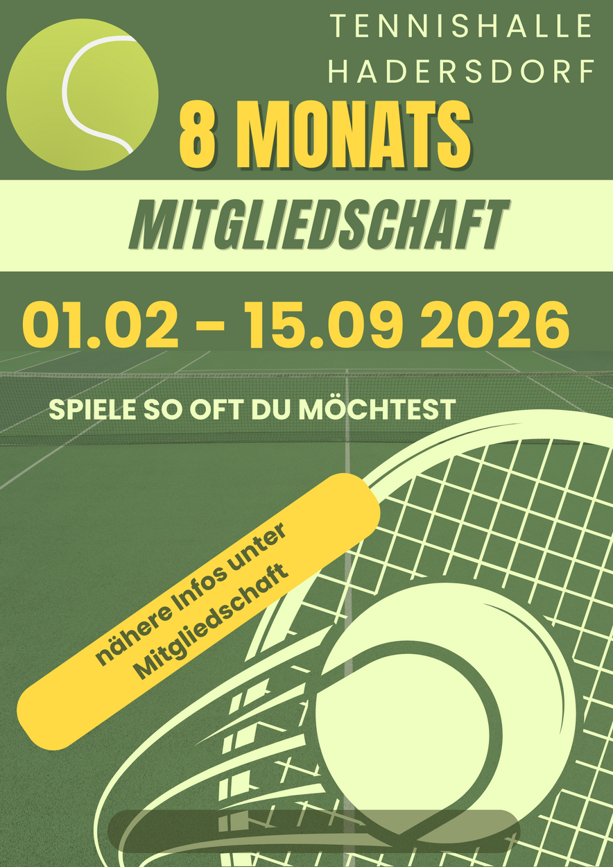 8 - Monats Mitgliedschaft